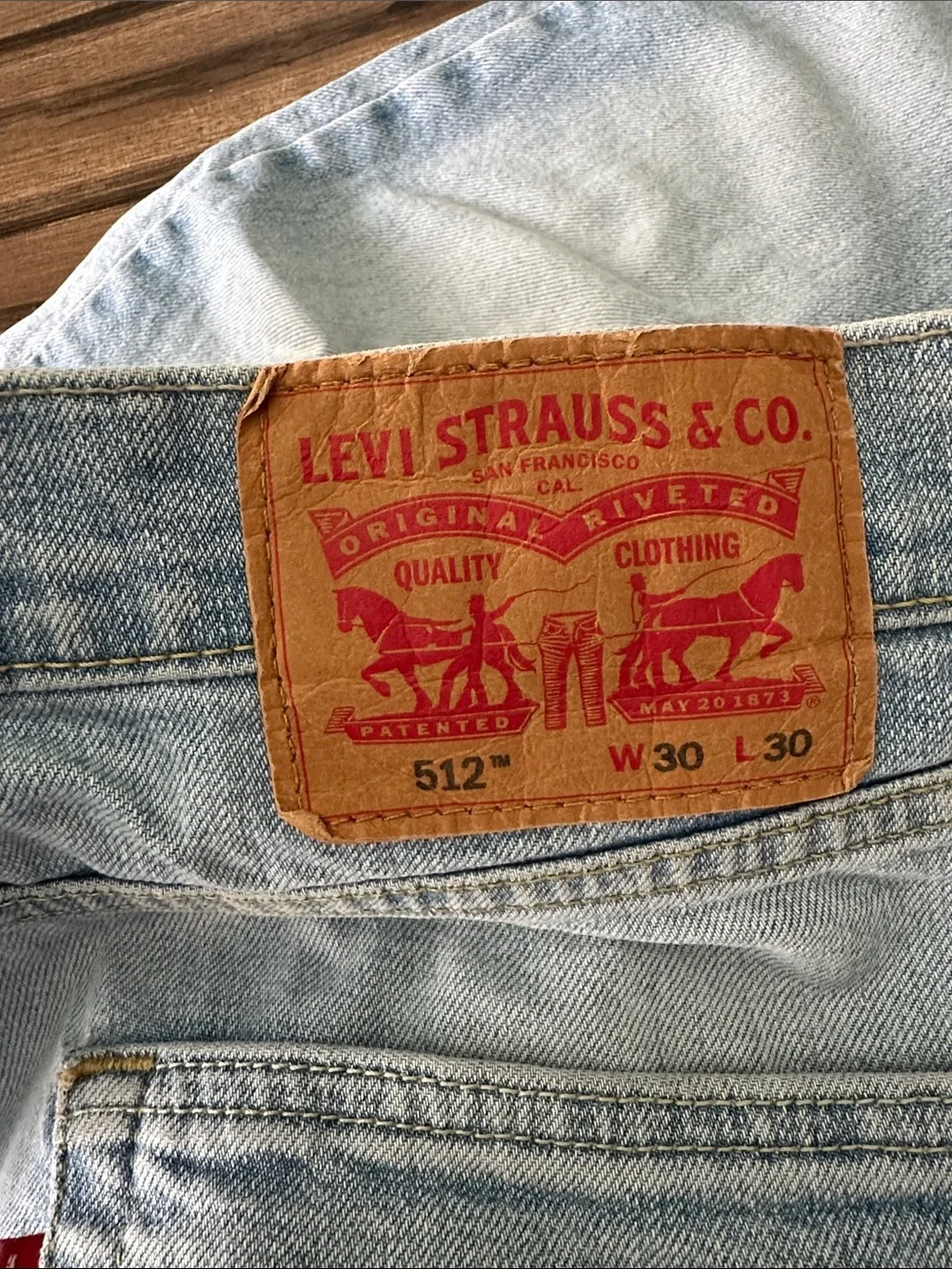 Light Blue Men’s Levi’s 512 Relaxed Fit Jeans